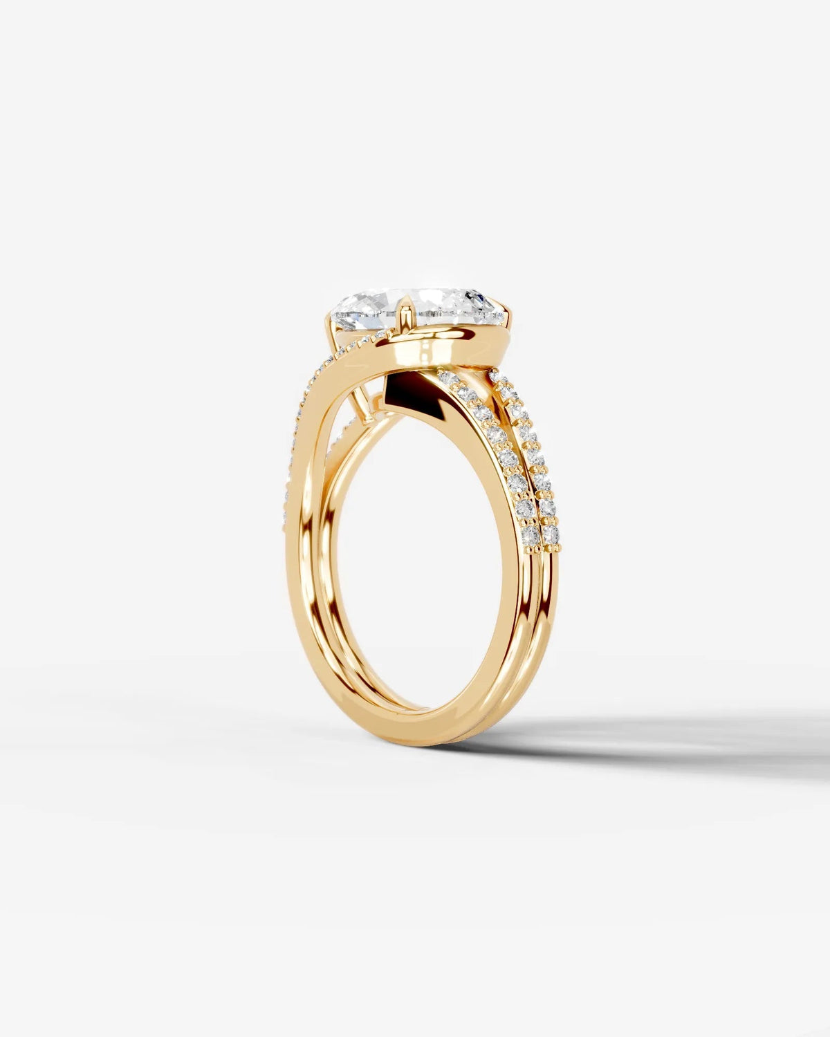 Marquise Solitaire With Tulip Prongs Lab Grown Diamond Engagement Ring