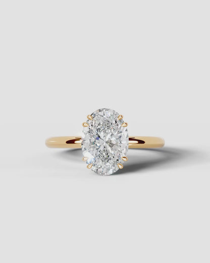 Marquise Solitaire With Tulip Prongs Lab Grown Diamond Engagement Ring