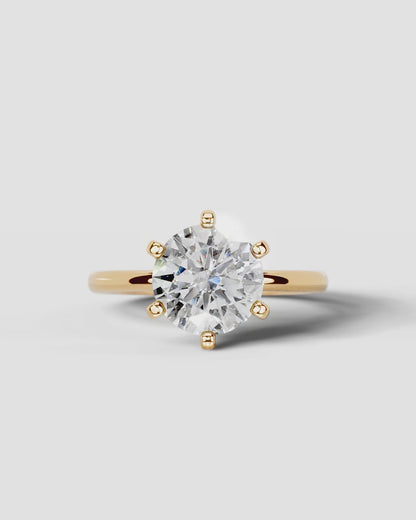 Marquise Solitaire With Tulip Prongs Lab Grown Diamond Engagement Ring
