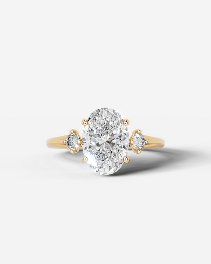 Marquise Solitaire With Tulip Prongs Lab Grown Diamond Engagement Ring