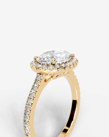 Marquise Solitaire With Tulip Prongs Lab Grown Diamond Engagement Ring