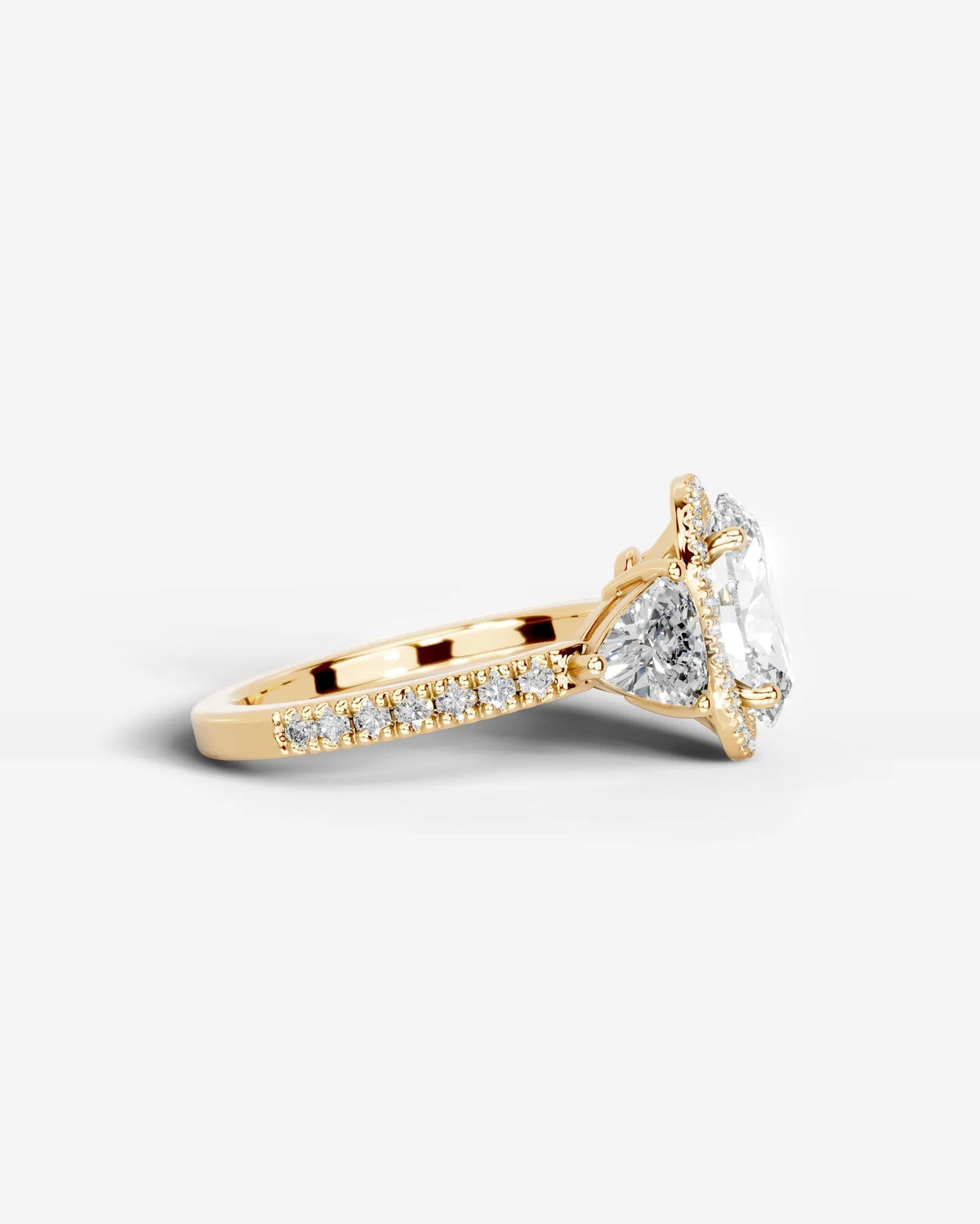Marquise Solitaire With Tulip Prongs Lab Grown Diamond Engagement Ring