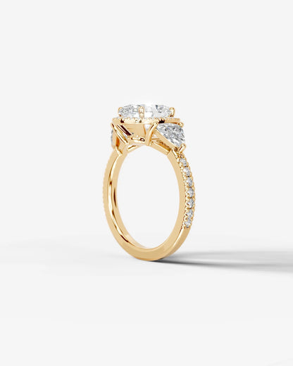 Marquise Solitaire With Tulip Prongs Lab Grown Diamond Engagement Ring