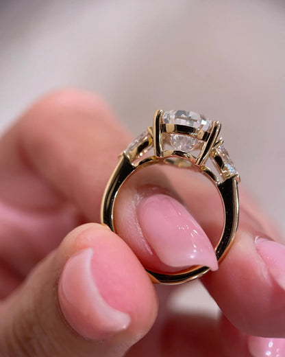 Marquise Solitaire With Tulip Prongs Lab Grown Diamond Engagement Ring