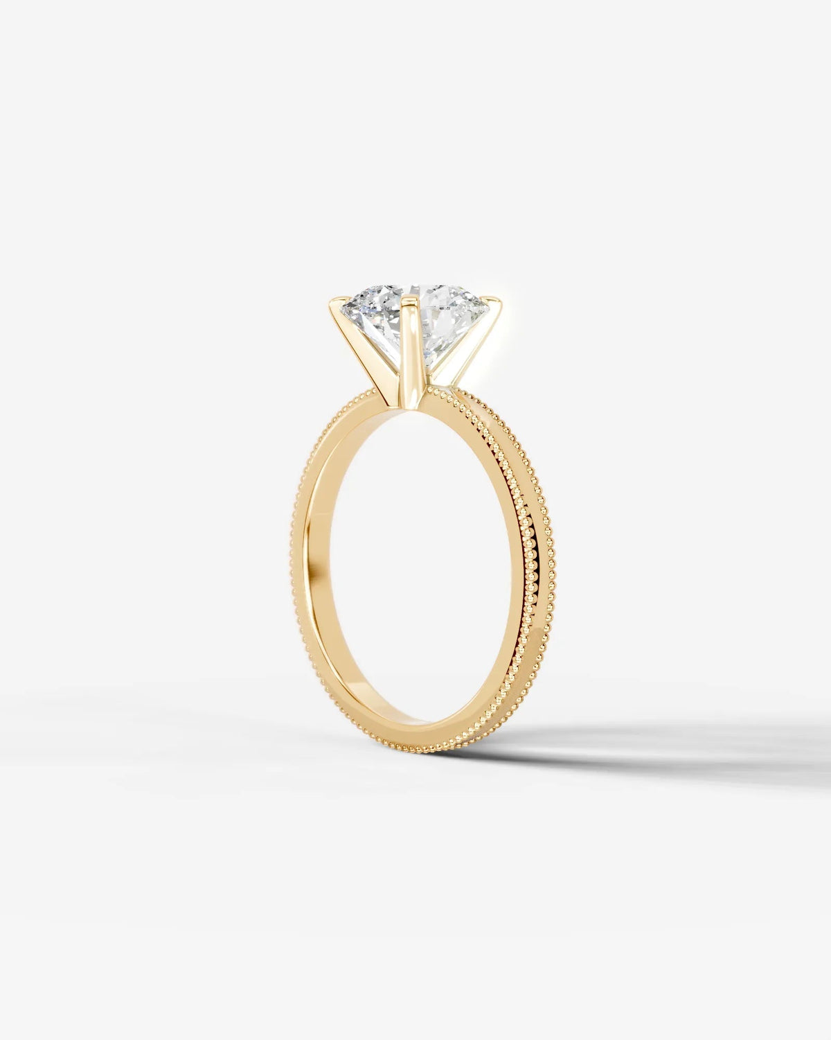 Marquise Solitaire With Tulip Prongs Lab Grown Diamond Engagement Ring