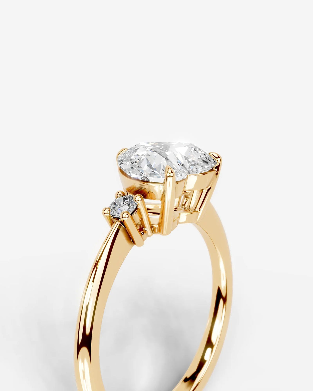 Marquise Solitaire With Tulip Prongs Lab Grown Diamond Engagement Ring