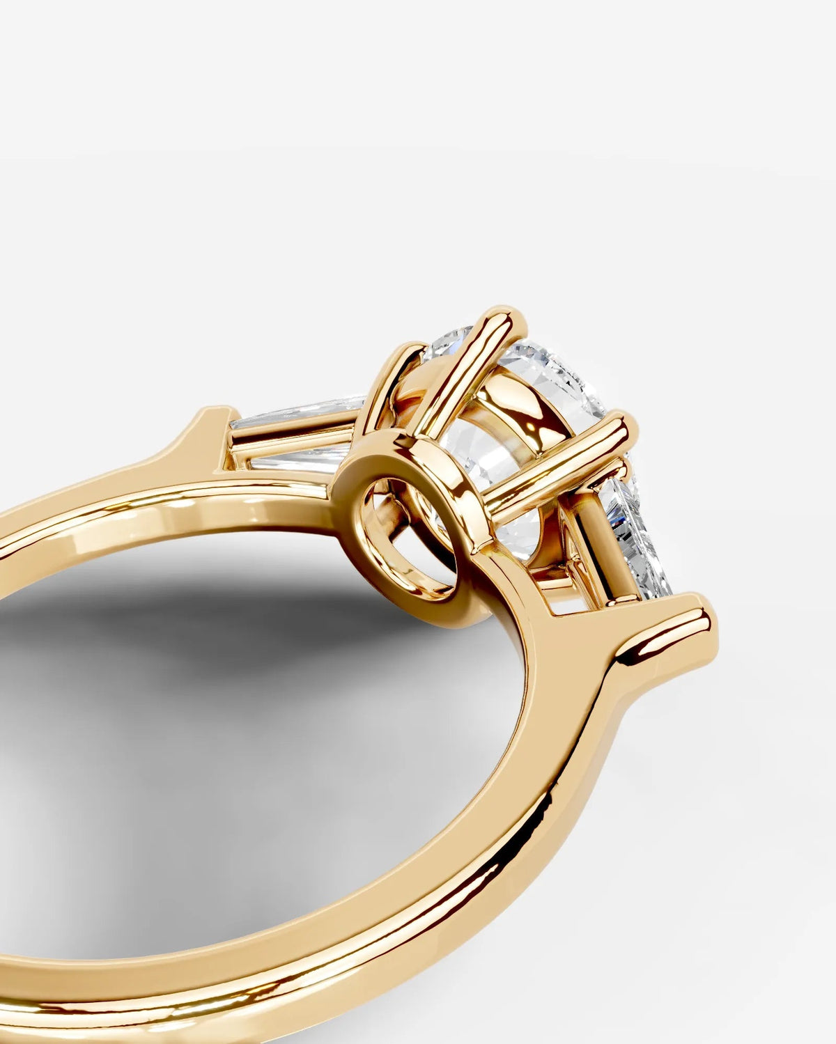 Marquise Solitaire With Tulip Prongs Lab Grown Diamond Engagement Ring