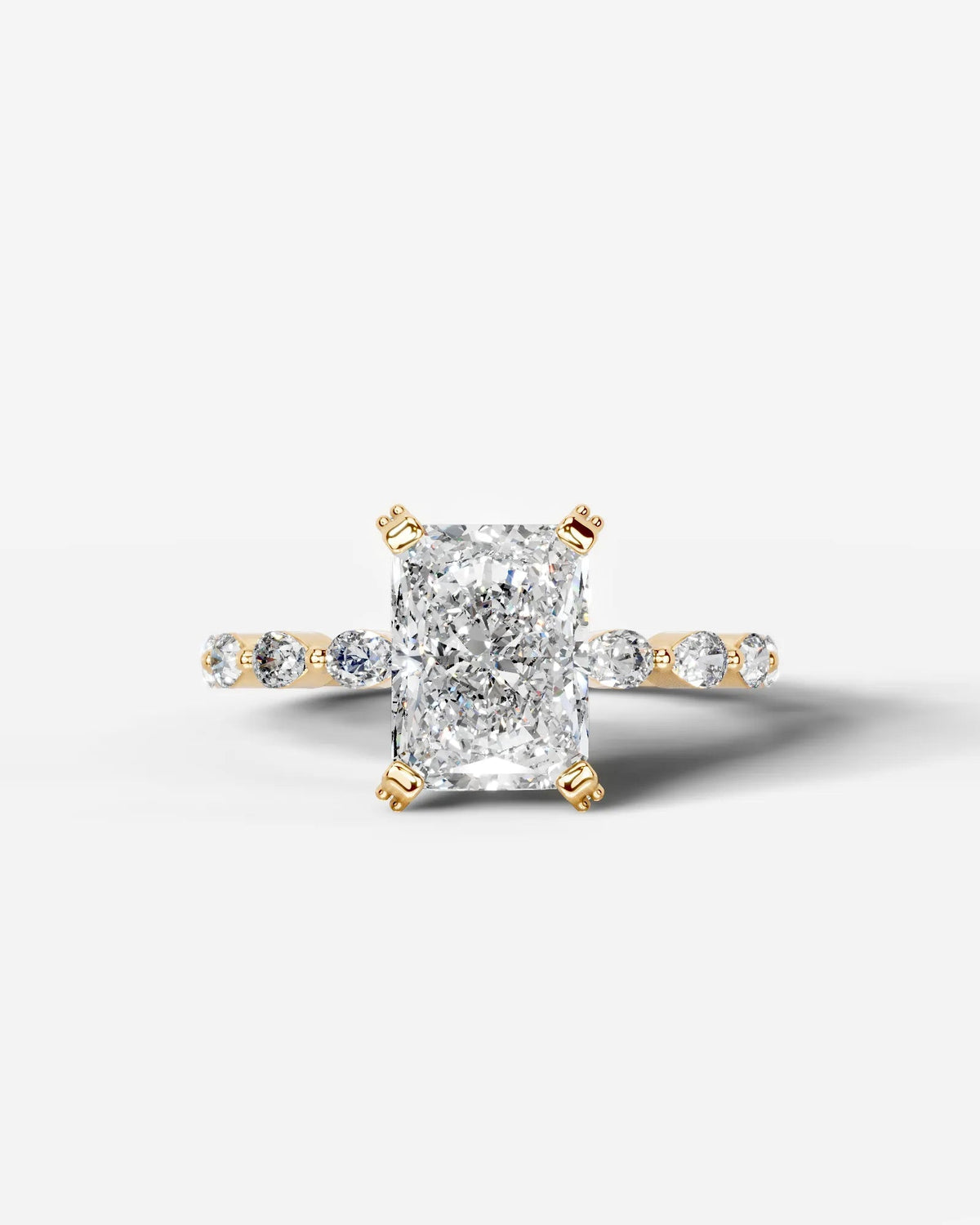 Marquise Solitaire With Tulip Prongs Lab Grown Diamond Engagement Ring