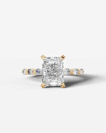 Marquise Solitaire With Tulip Prongs Lab Grown Diamond Engagement Ring