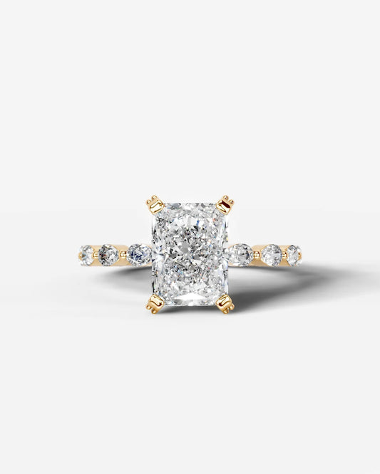 Marquise Solitaire With Tulip Prongs Lab Grown Diamond Engagement Ring