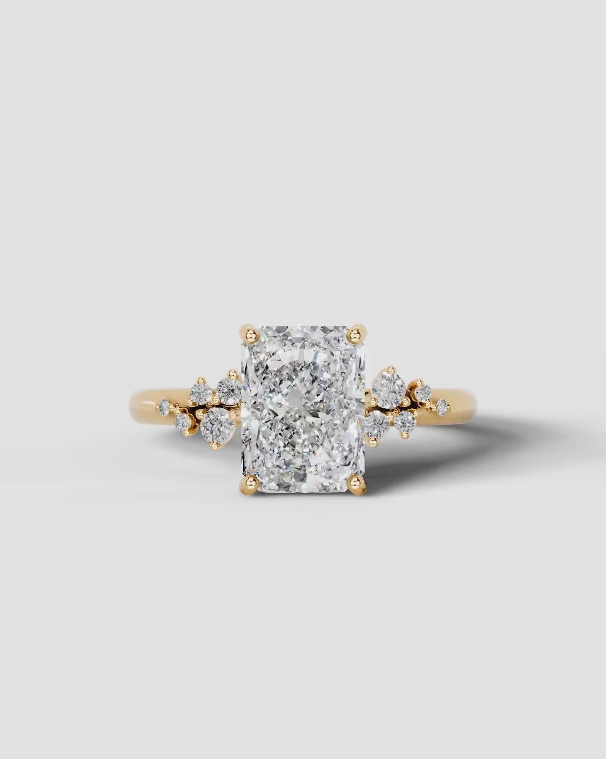 Marquise Solitaire With Tulip Prongs Lab Grown Diamond Engagement Ring