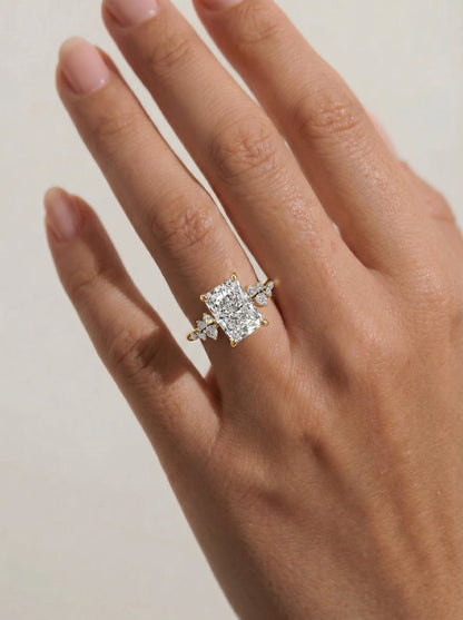 Marquise Solitaire With Tulip Prongs Lab Grown Diamond Engagement Ring