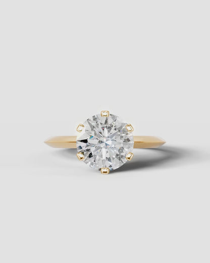 Marquise Solitaire With Tulip Prongs Lab Grown Diamond Engagement Ring