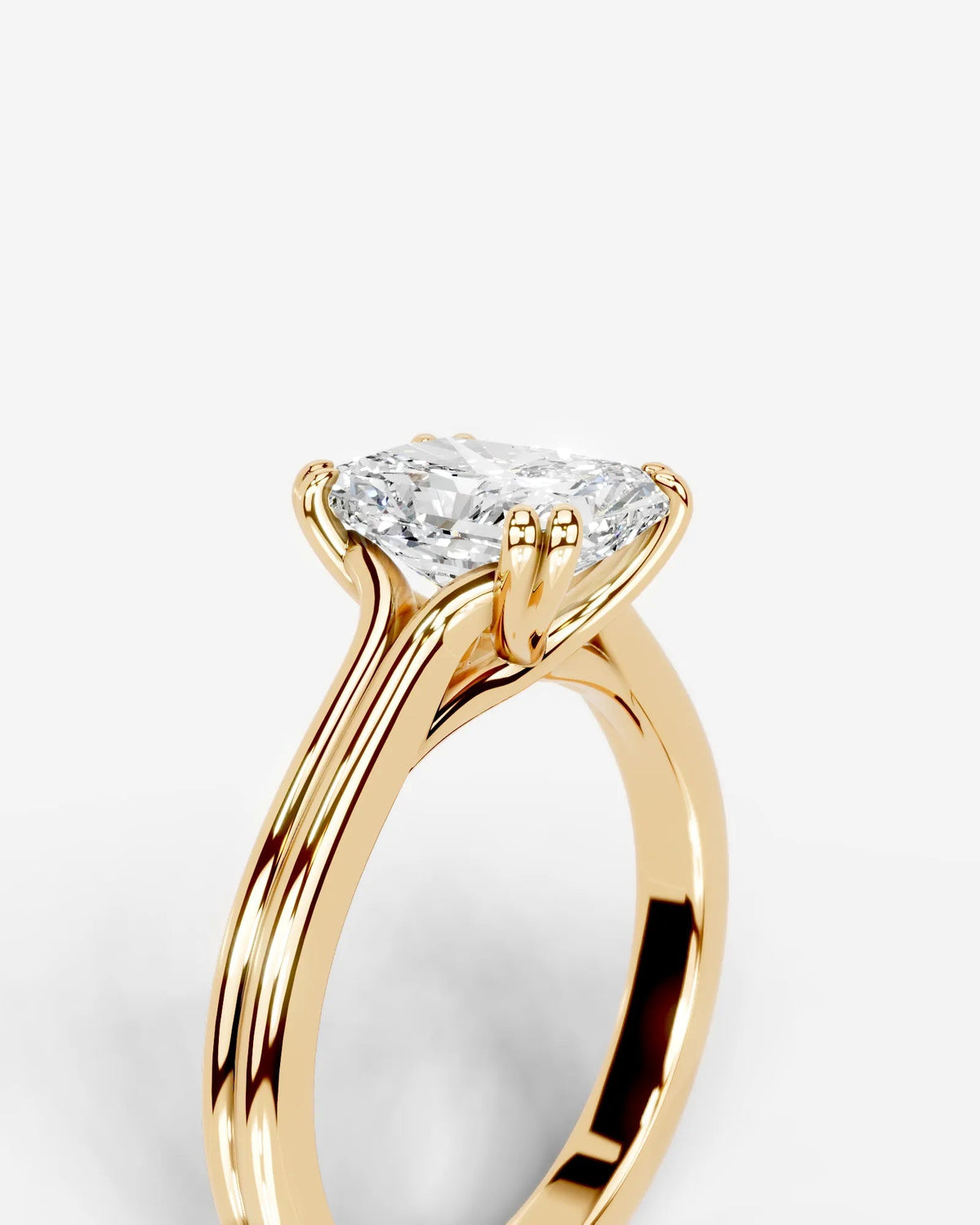 Marquise Solitaire With Tulip Prongs Lab Grown Diamond Engagement Ring