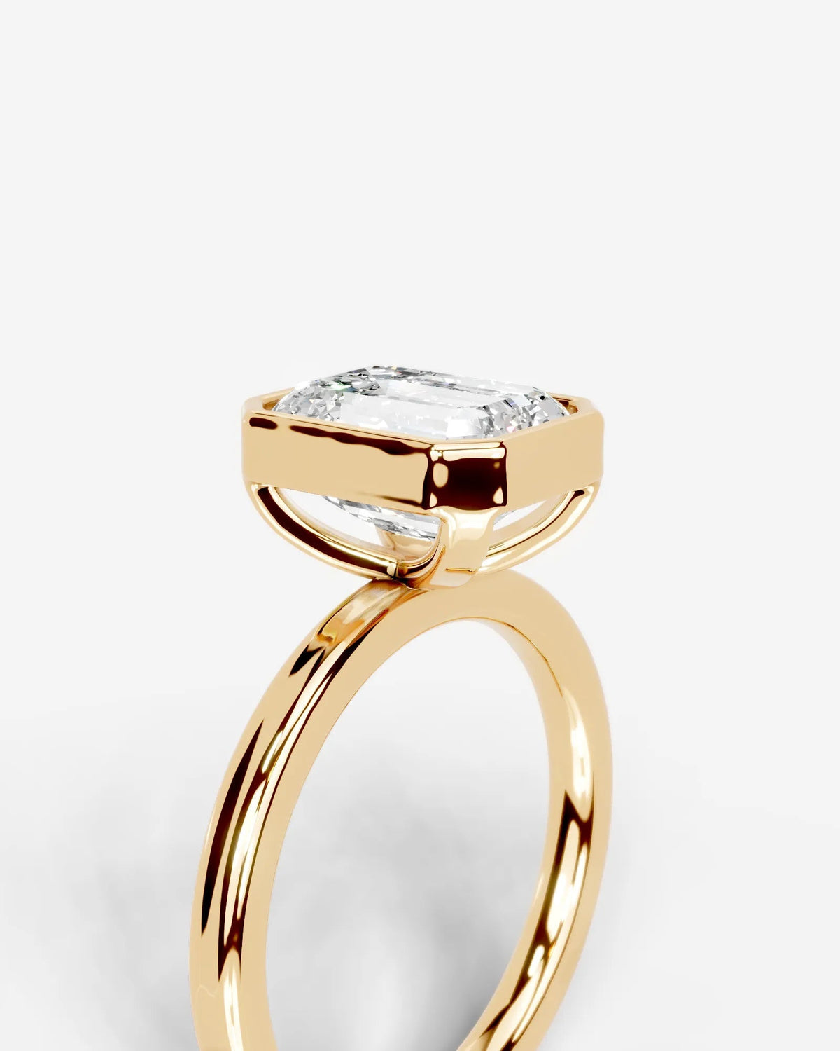 Marquise Solitaire With Tulip Prongs Lab Grown Diamond Engagement Ring