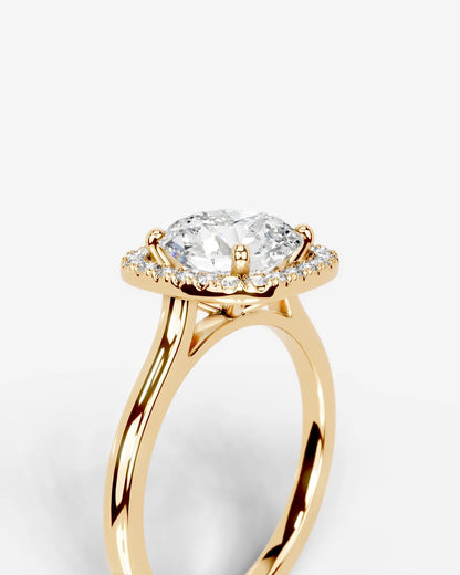 Marquise Solitaire With Tulip Prongs Lab Grown Diamond Engagement Ring