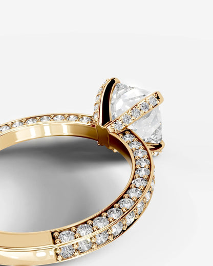 Marquise Solitaire With Tulip Prongs Lab Grown Diamond Engagement Ring