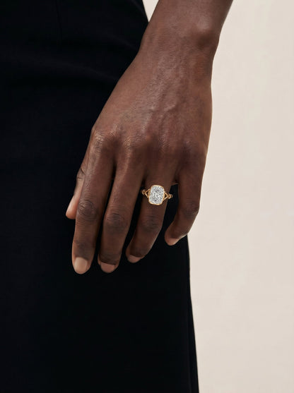 Marquise Solitaire With Tulip Prongs Lab Grown Diamond Engagement Ring