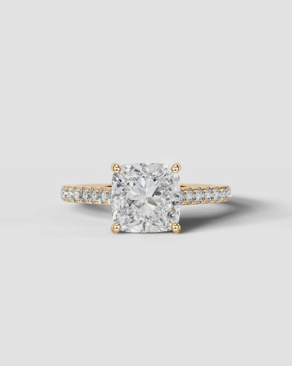 Marquise Solitaire With Tulip Prongs Lab Grown Diamond Engagement Ring