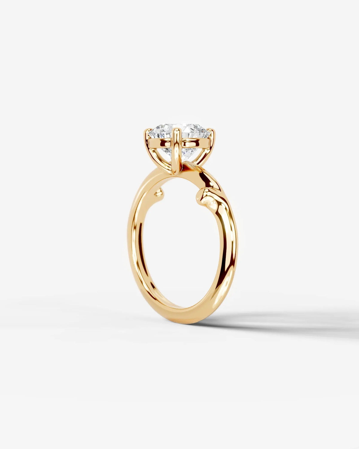 Marquise Solitaire With Tulip Prongs Lab Grown Diamond Engagement Ring