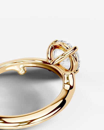Marquise Solitaire With Tulip Prongs Lab Grown Diamond Engagement Ring
