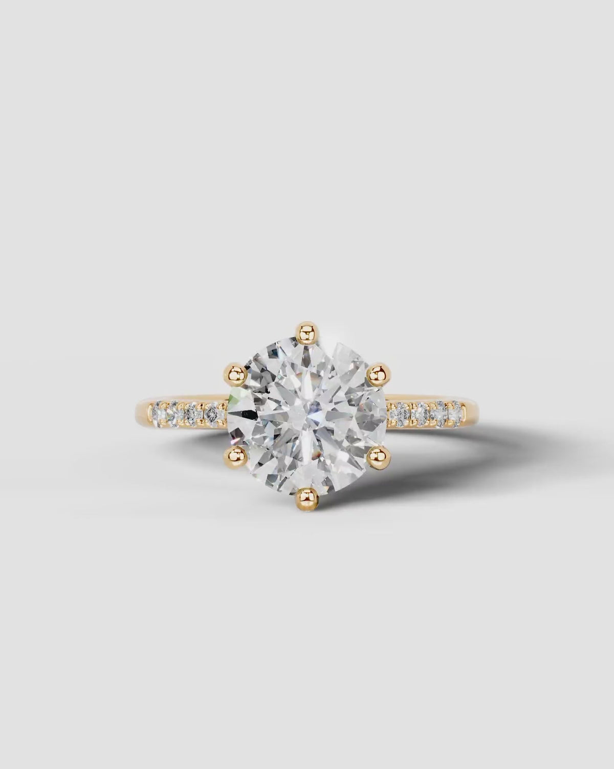 Marquise Solitaire With Tulip Prongs Lab Grown Diamond Engagement Ring