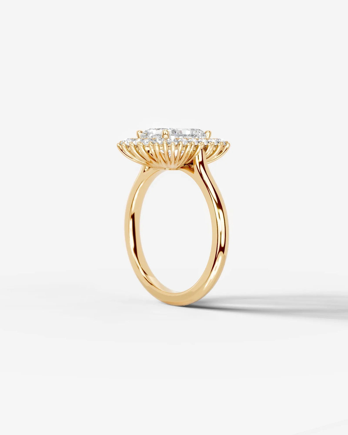 Marquise Solitaire With Tulip Prongs Lab Grown Diamond Engagement Ring