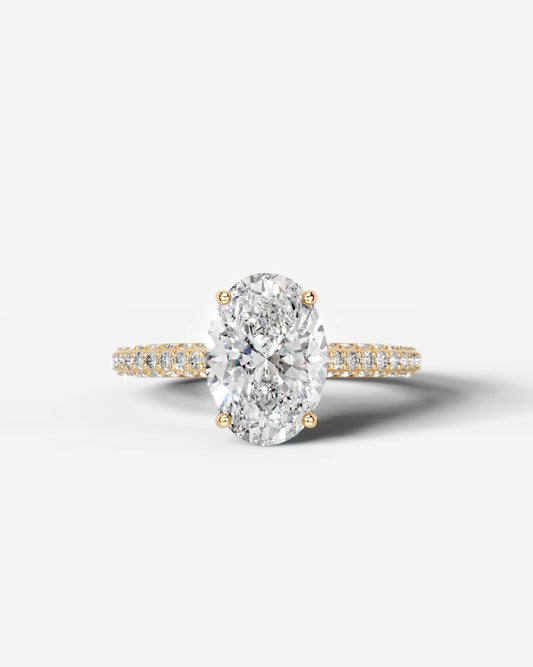 Marquise Solitaire With Tulip Prongs Lab Grown Diamond Engagement Ring