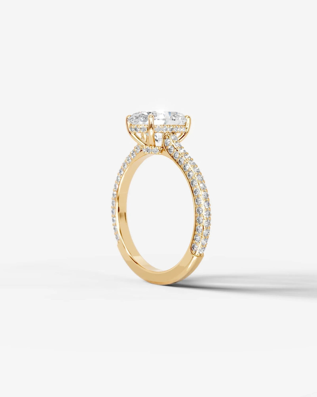 Marquise Solitaire With Tulip Prongs Lab Grown Diamond Engagement Ring