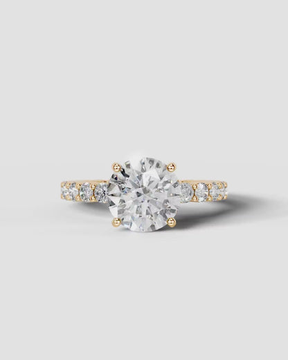 Marquise Solitaire With Tulip Prongs Lab Grown Diamond Engagement Ring