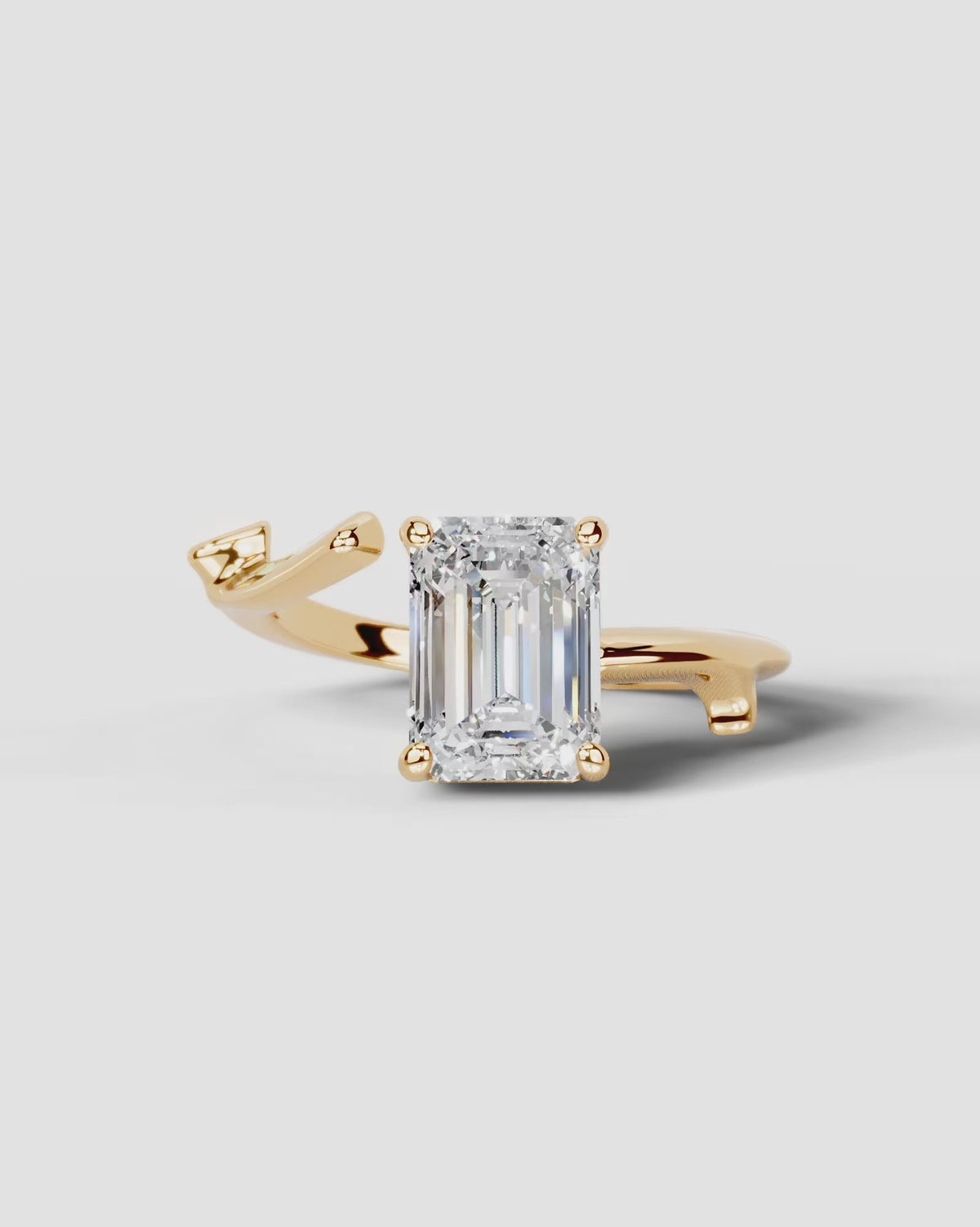 Marquise Solitaire With Tulip Prongs Lab Grown Diamond Engagement Ring