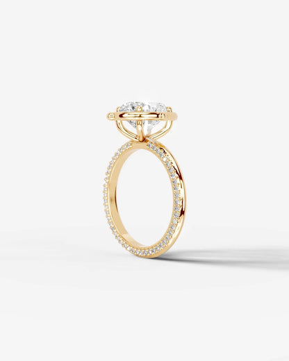 Marquise Solitaire With Tulip Prongs Lab Grown Diamond Engagement Ring