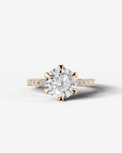 Marquise Solitaire With Tulip Prongs Lab Grown Diamond Engagement Ring