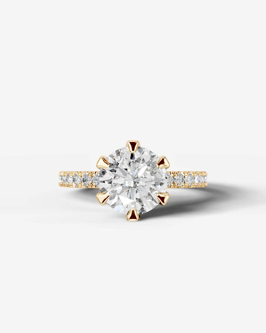 Marquise Solitaire With Tulip Prongs Lab Grown Diamond Engagement Ring