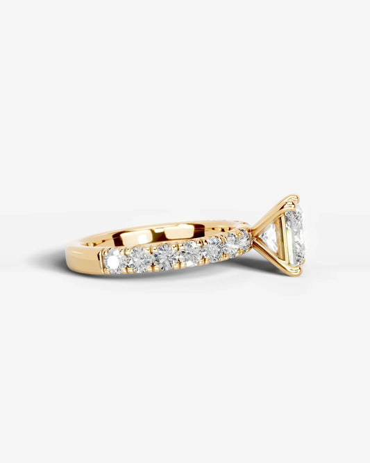 Marquise Solitaire With Tulip Prongs Lab Grown Diamond Engagement Ring
