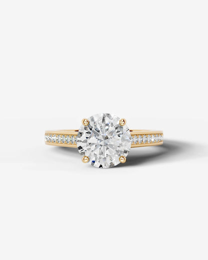 Marquise Solitaire With Tulip Prongs Lab Grown Diamond Engagement Ring