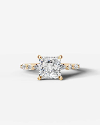 Marquise Solitaire With Tulip Prongs Lab Grown Diamond Engagement Ring