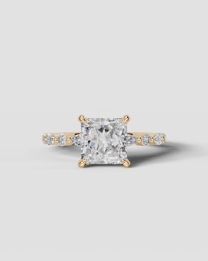 Marquise Solitaire With Tulip Prongs Lab Grown Diamond Engagement Ring