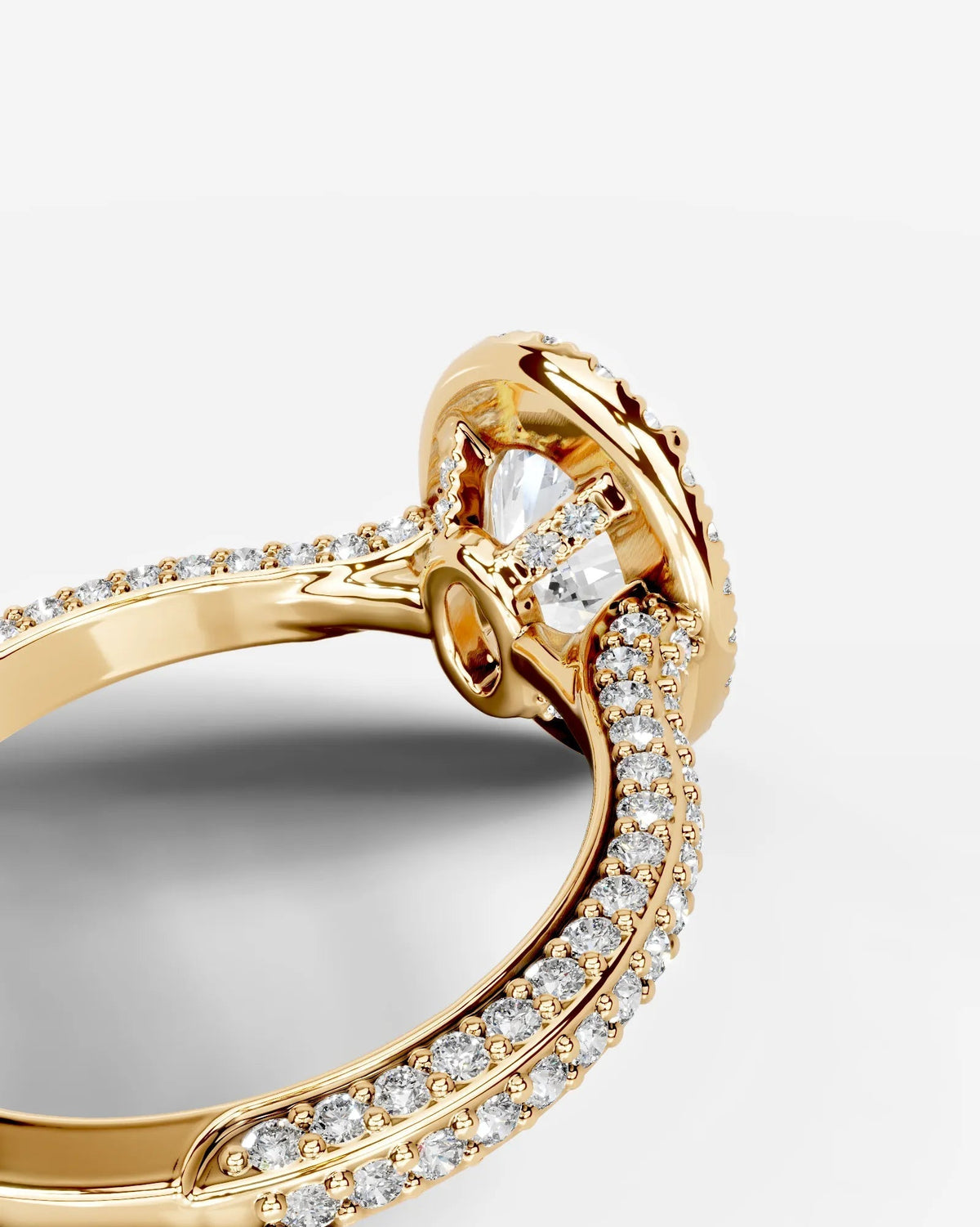 Marquise Solitaire With Tulip Prongs Lab Grown Diamond Engagement Ring