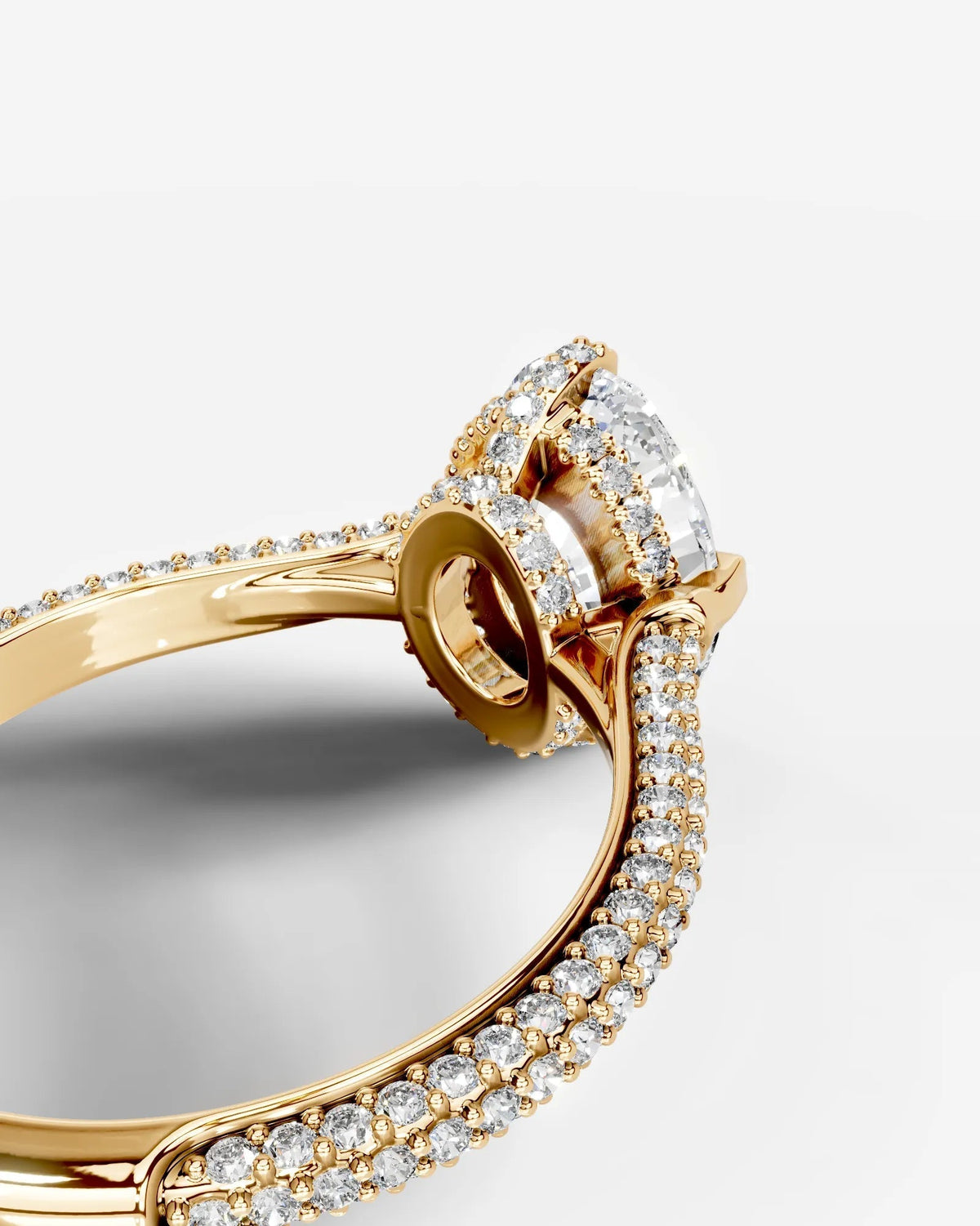 Marquise Solitaire With Tulip Prongs Lab Grown Diamond Engagement Ring