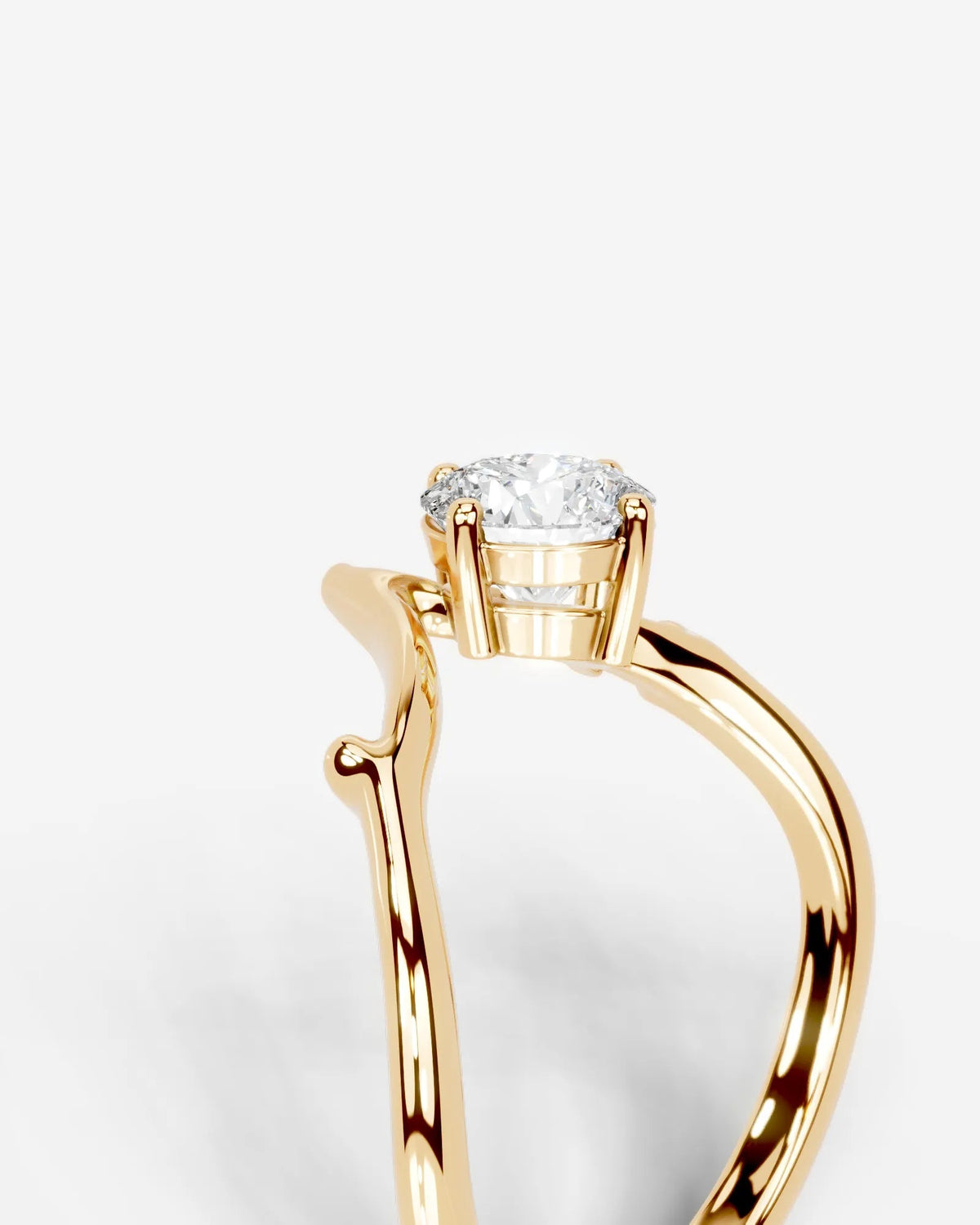 Marquise Solitaire With Tulip Prongs Lab Grown Diamond Engagement Ring