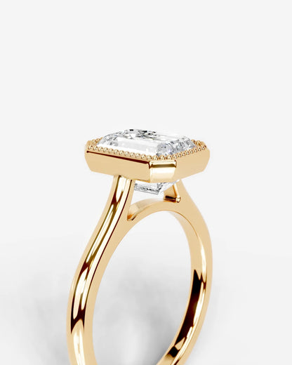 Marquise Solitaire With Tulip Prongs Lab Grown Diamond Engagement Ring
