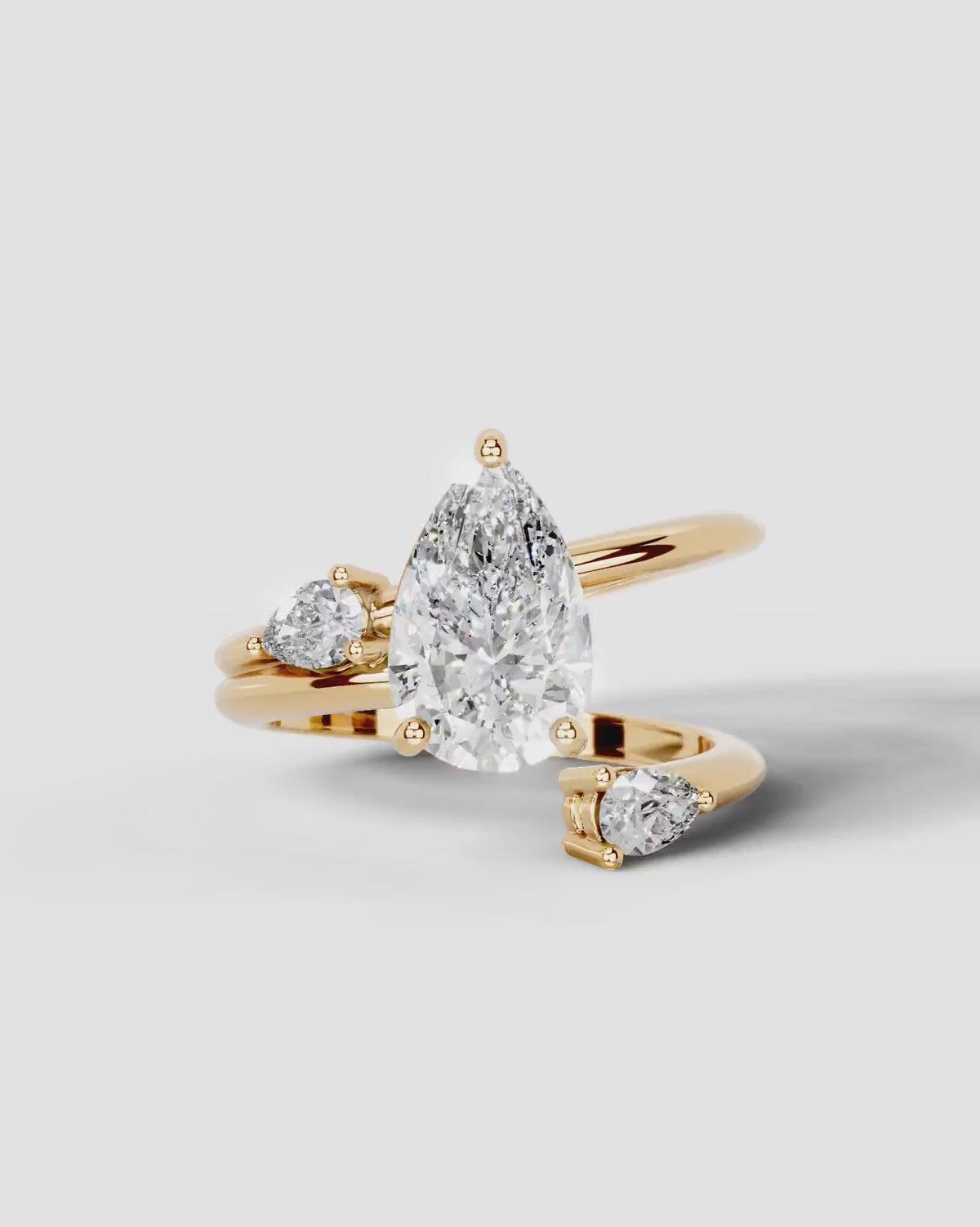 Marquise Solitaire With Tulip Prongs Lab Grown Diamond Engagement Ring