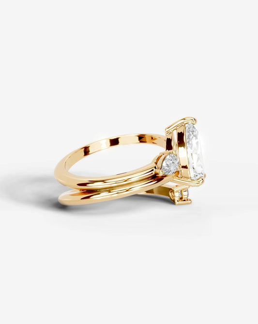 Marquise Solitaire With Tulip Prongs Lab Grown Diamond Engagement Ring