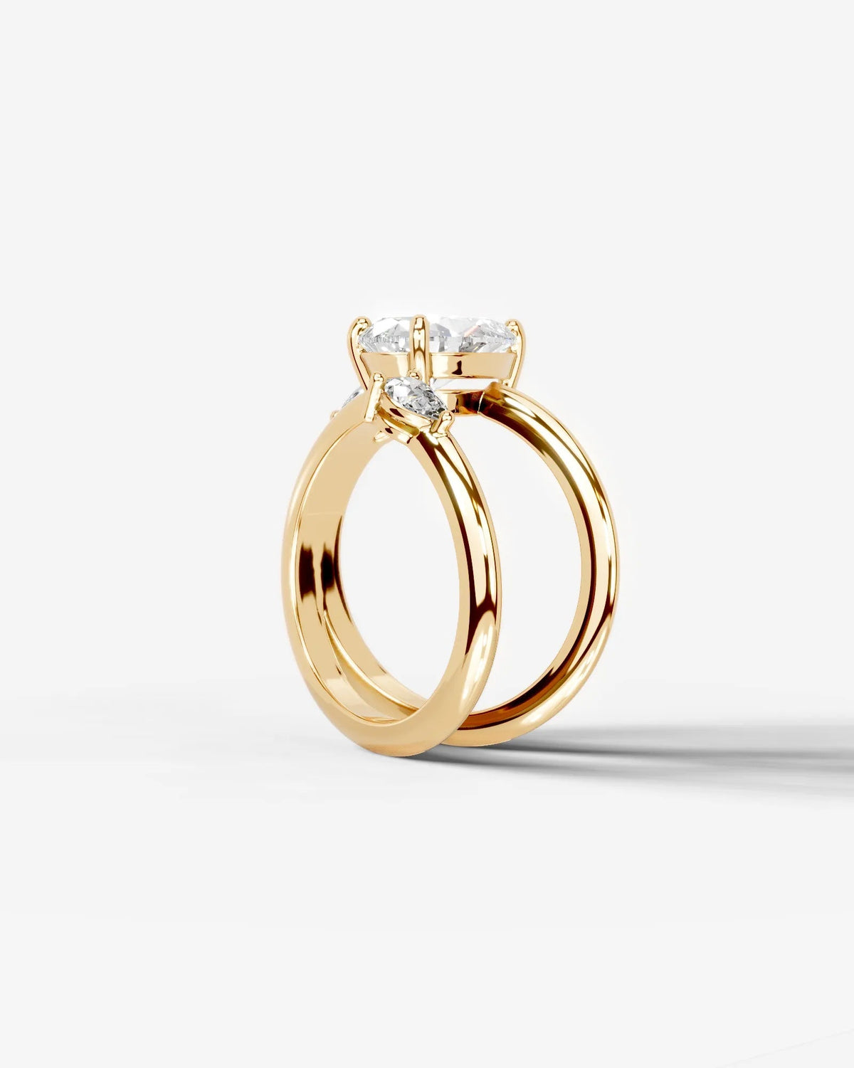 Marquise Solitaire With Tulip Prongs Lab Grown Diamond Engagement Ring