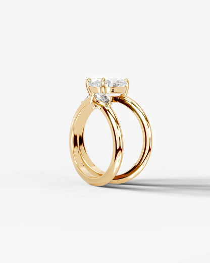 Marquise Solitaire With Tulip Prongs Lab Grown Diamond Engagement Ring