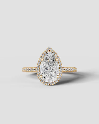 Marquise Solitaire With Tulip Prongs Lab Grown Diamond Engagement Ring