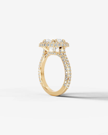 Marquise Solitaire With Tulip Prongs Lab Grown Diamond Engagement Ring