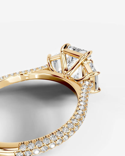 Marquise Solitaire With Tulip Prongs Lab Grown Diamond Engagement Ring