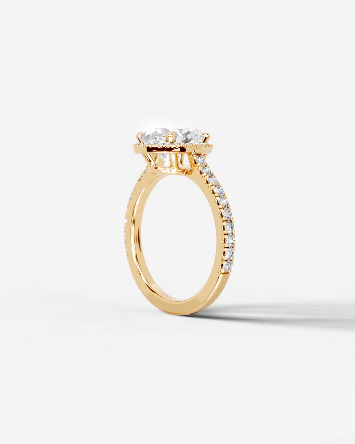 Marquise Solitaire With Tulip Prongs Lab Grown Diamond Engagement Ring